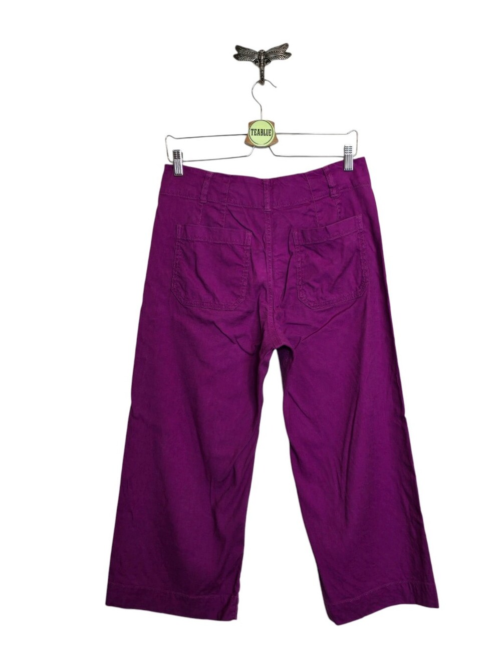 Maeve Colette European Linen Stretch High-Rise Wide-Leg Pants 8p - Picture 3 of 13